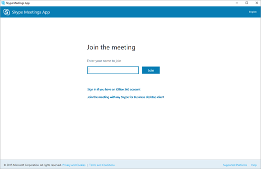 create a skype for business meeting on mac without outlook